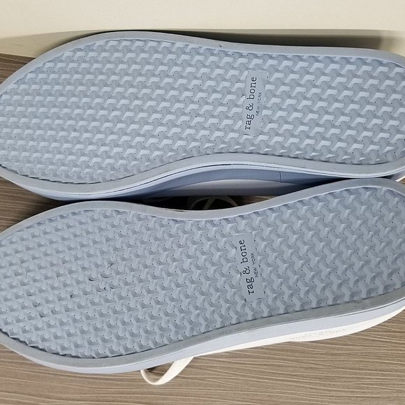 Rag and Bone RB1 Sneaker Mule, White Leather, Womens Size 10 / 40 - Picture 9 of 11